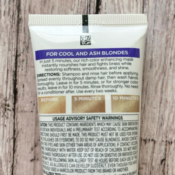 Garnier Nutrisse Color Reviver 5-Minute Color Mask Cool Blonde 4.2 oz NEW - Picture 5 of 8